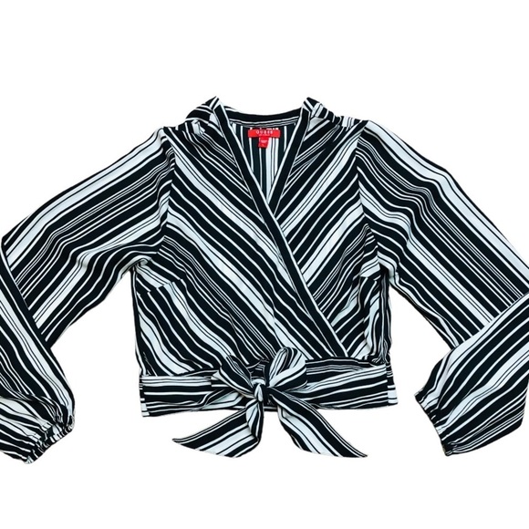 Guess Wrap-around Tie Front Top - Picture 3 of 13